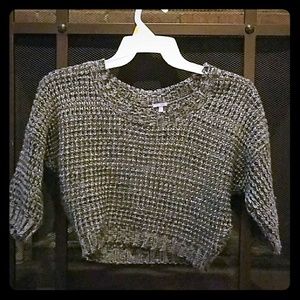 Crop top sweater