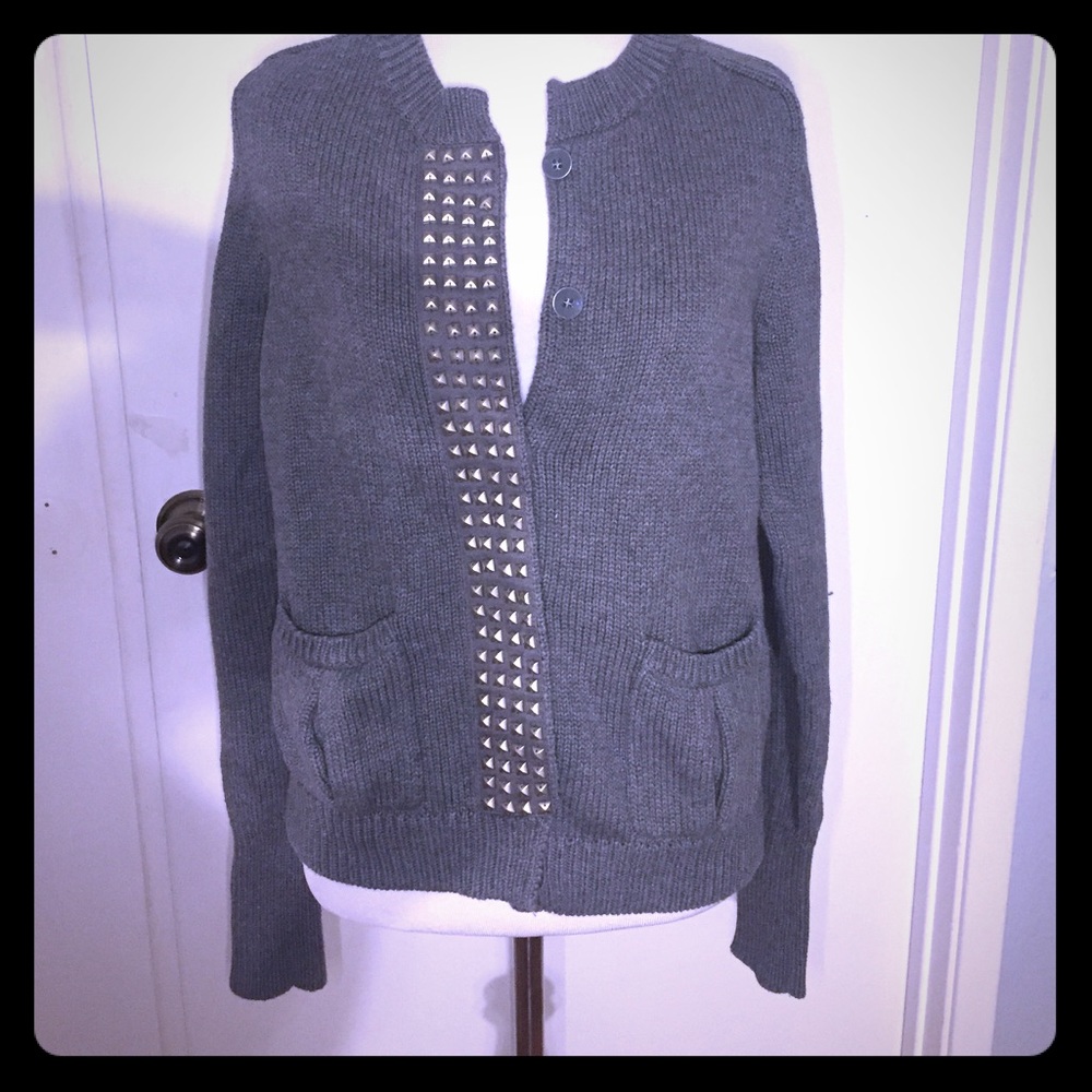 J.Crew studded cardigan