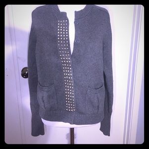 J.Crew studded cardigan