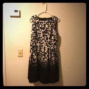 Vince Camuto animal print dress size 14