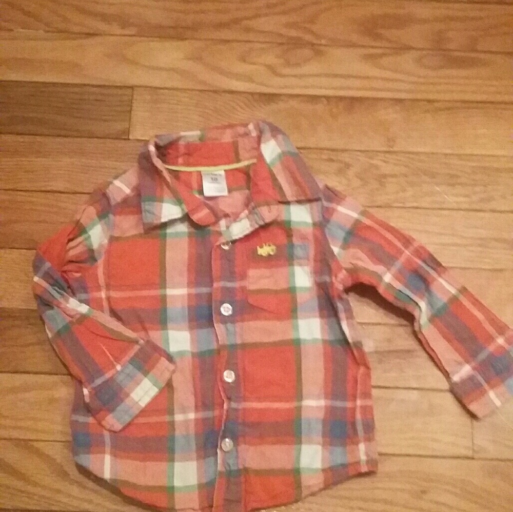 Carter's Baby Boy long-sleeve Button Down Dressy T