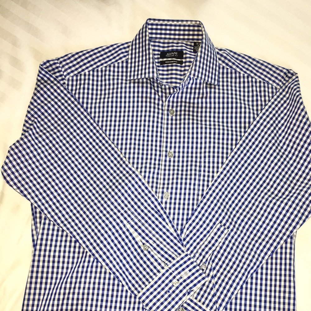 Alfani Men's "Regular Fit" Long Sleeve Shirt.