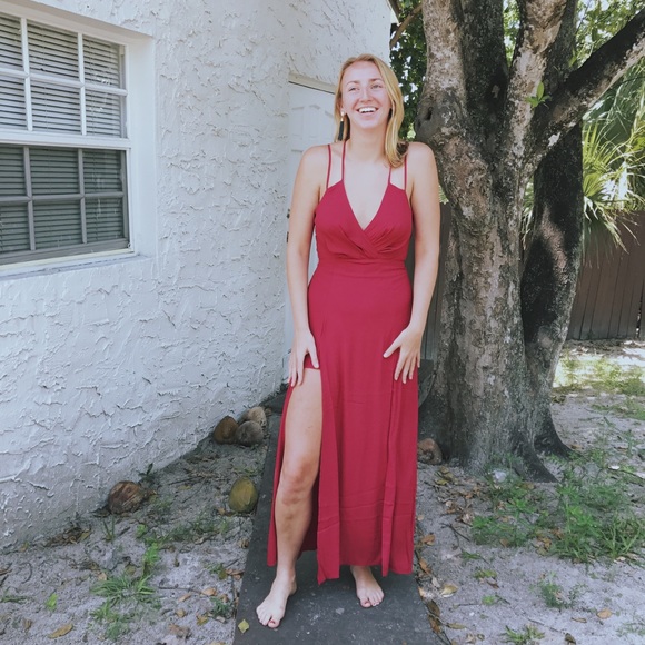 Persian Red Jumpsuit /DRess - Picture 1 of 6