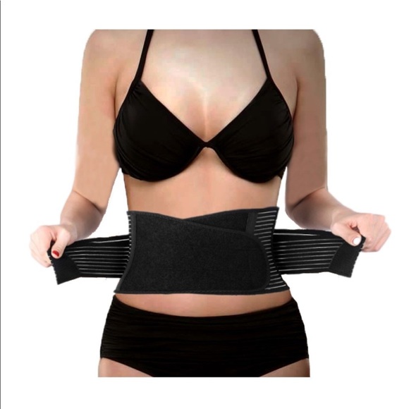 Stabilizing Lumbar Lower Back Brace Support Belt - Picture 2 of 5