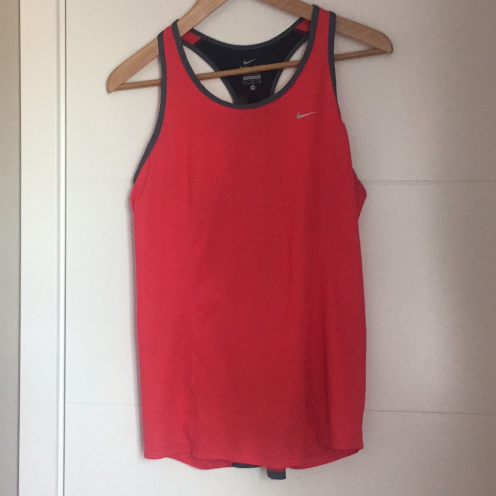 Nike racer back tank.