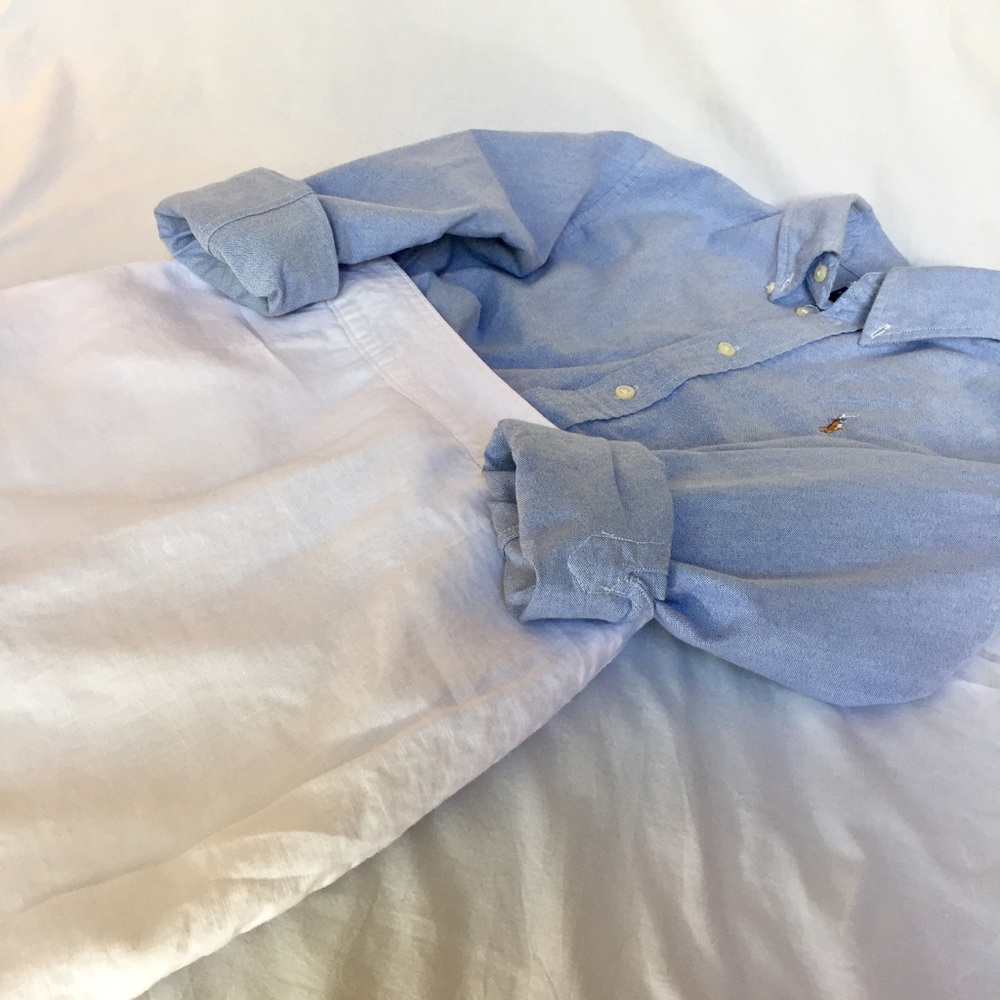 Banana Republic White Linen Pencil Skirt