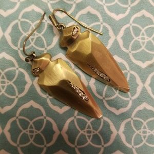 Kendra scott antique gold earrings