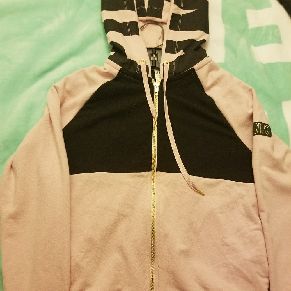 Pink zip up jacket