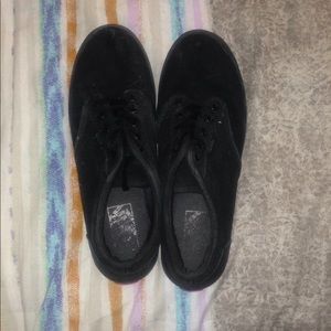 All black vans
