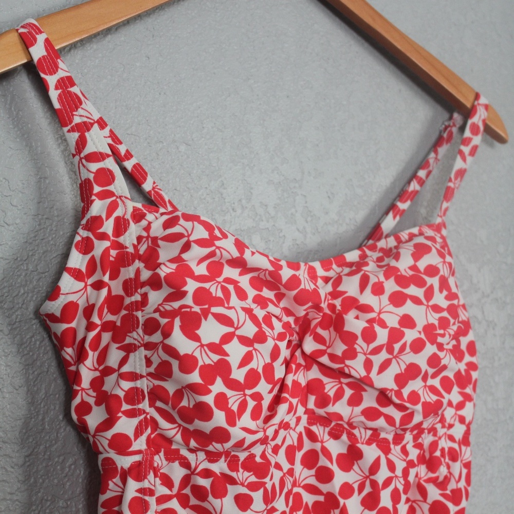 🍼 Maternity Tankini Cherry Swimsuit