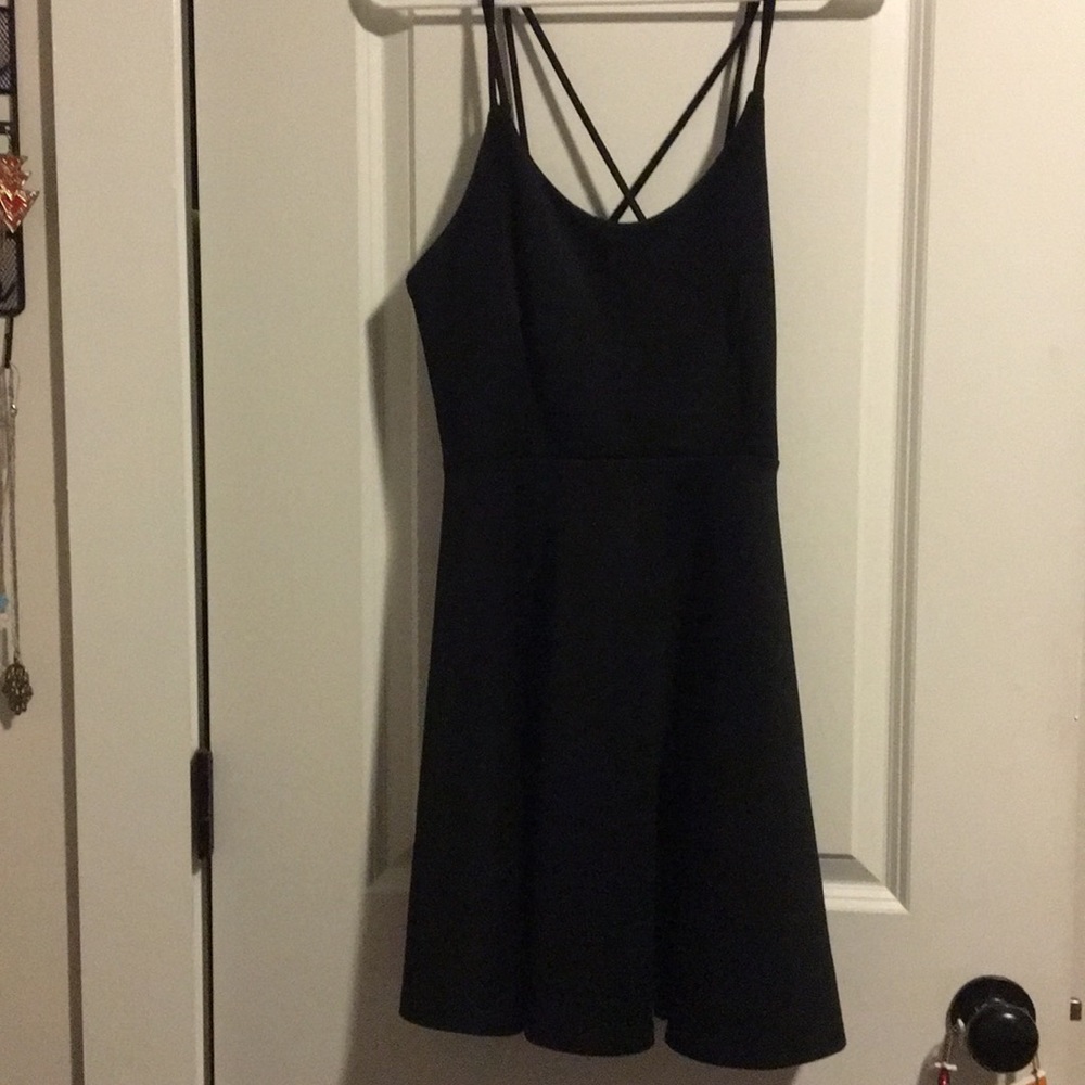 Strappy little black dress