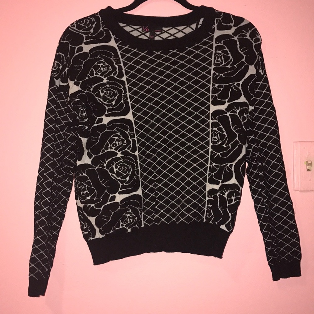 Black and White Sweater