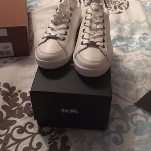 BNIB coach sneakers blue floral