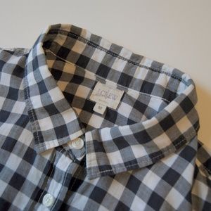 J. Crew Gingham Button-Down Shirt