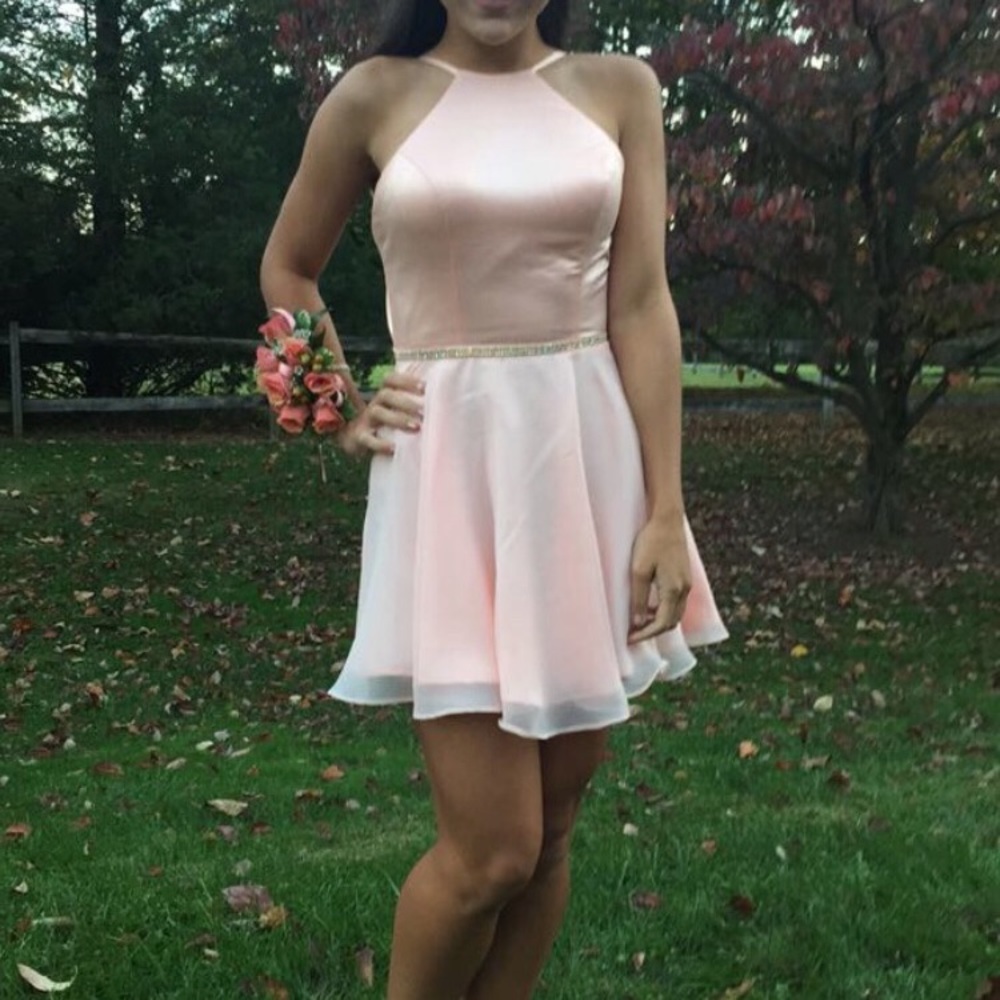 Light pink homecoming dress