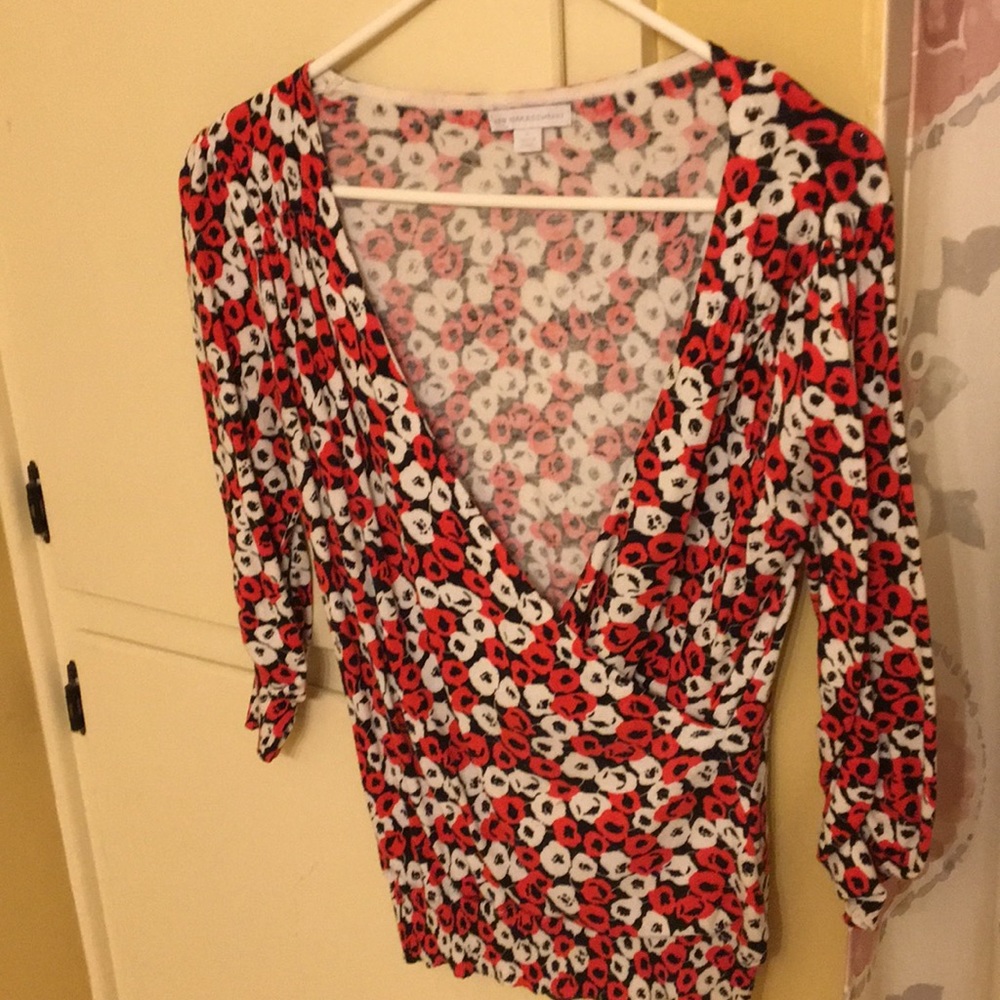 Floral pattern sweater