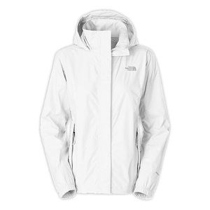 White North Face Rain Jacket!