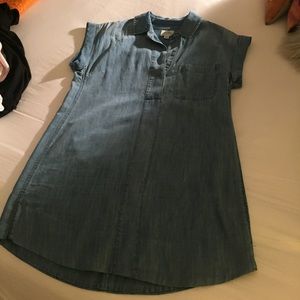 J. Crew Chambray Dress