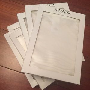 Three Hanro Cotton Bikinis