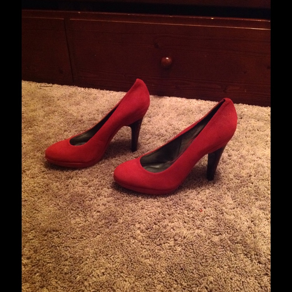 Red Jessica Simpson Heels