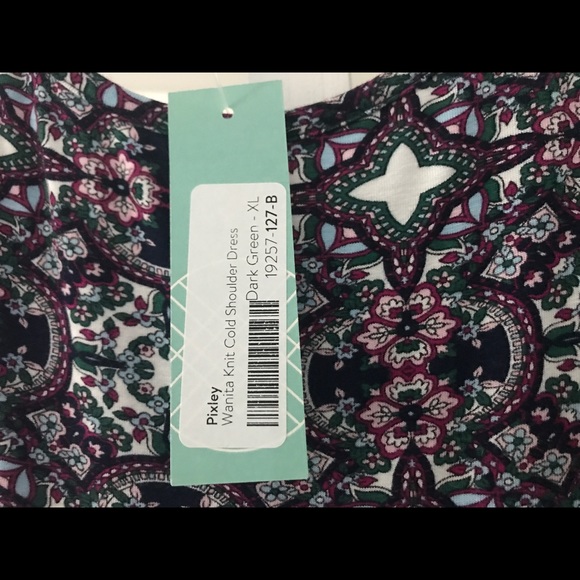 Picked Wanita Knit Cole Shoulder Dress - Picture 2 of 3