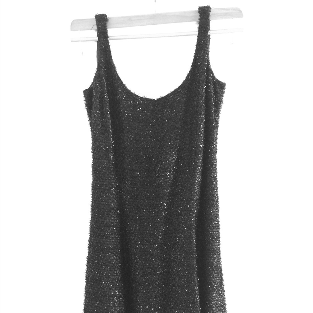 Stephen Sprouse vintage 80's black dress. Size 8