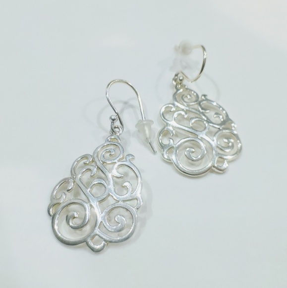 Giani Bernini Sterling Silver Drop Earrings - Picture 2 of 6