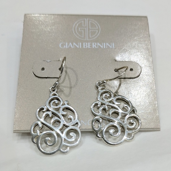 Giani Bernini Sterling Silver Drop Earrings - Picture 5 of 6