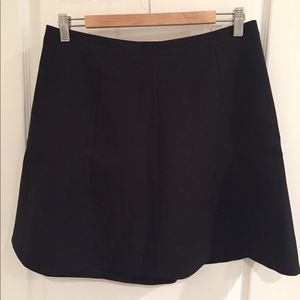 A-line Mini Skirt in Suiting Fabric