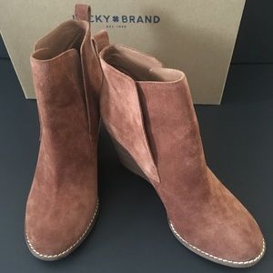 Lucky Brand Women's Suede Bootie