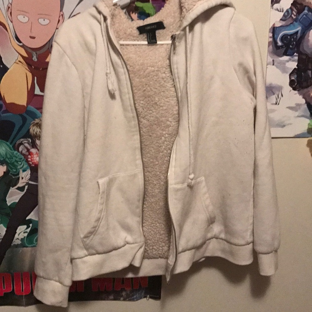 White wool jacket