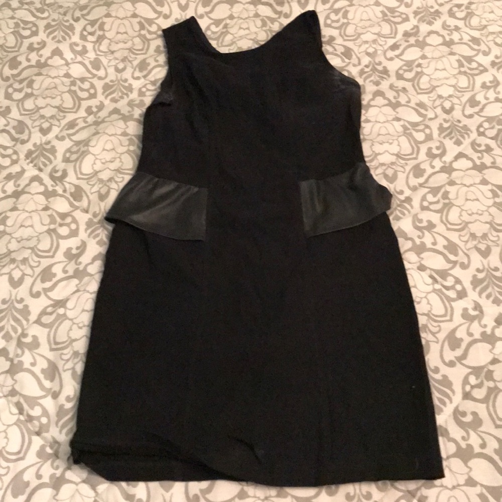 Peplum Black Dress