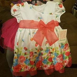 Bonnie baby floral dress