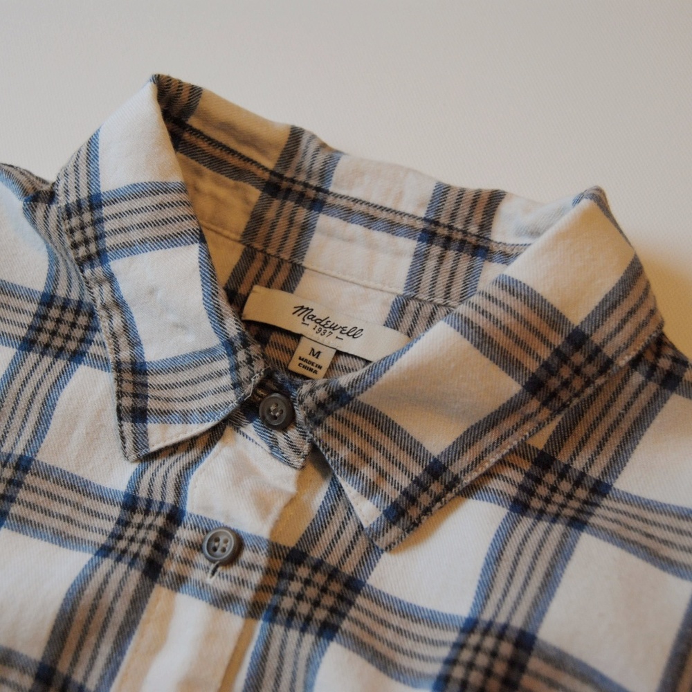 Madewell Plaid Flannel Courier Shirt