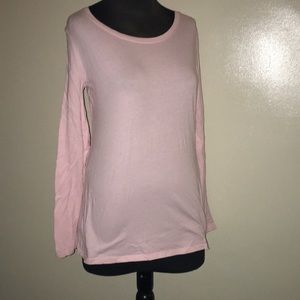 CLOSET CLOSING SOON - Pink Long sleeve tee