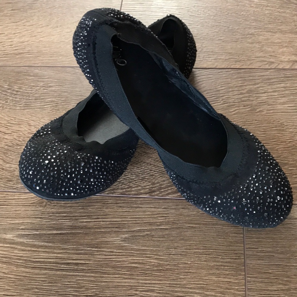Black Mossimo Sparkle Ballet Flats