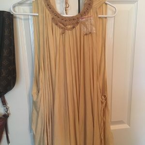 Free People golden dress