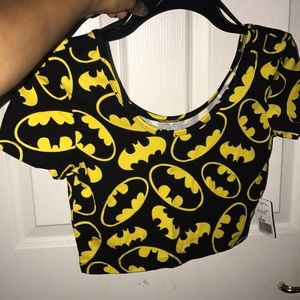 Forever21 Batman crop top