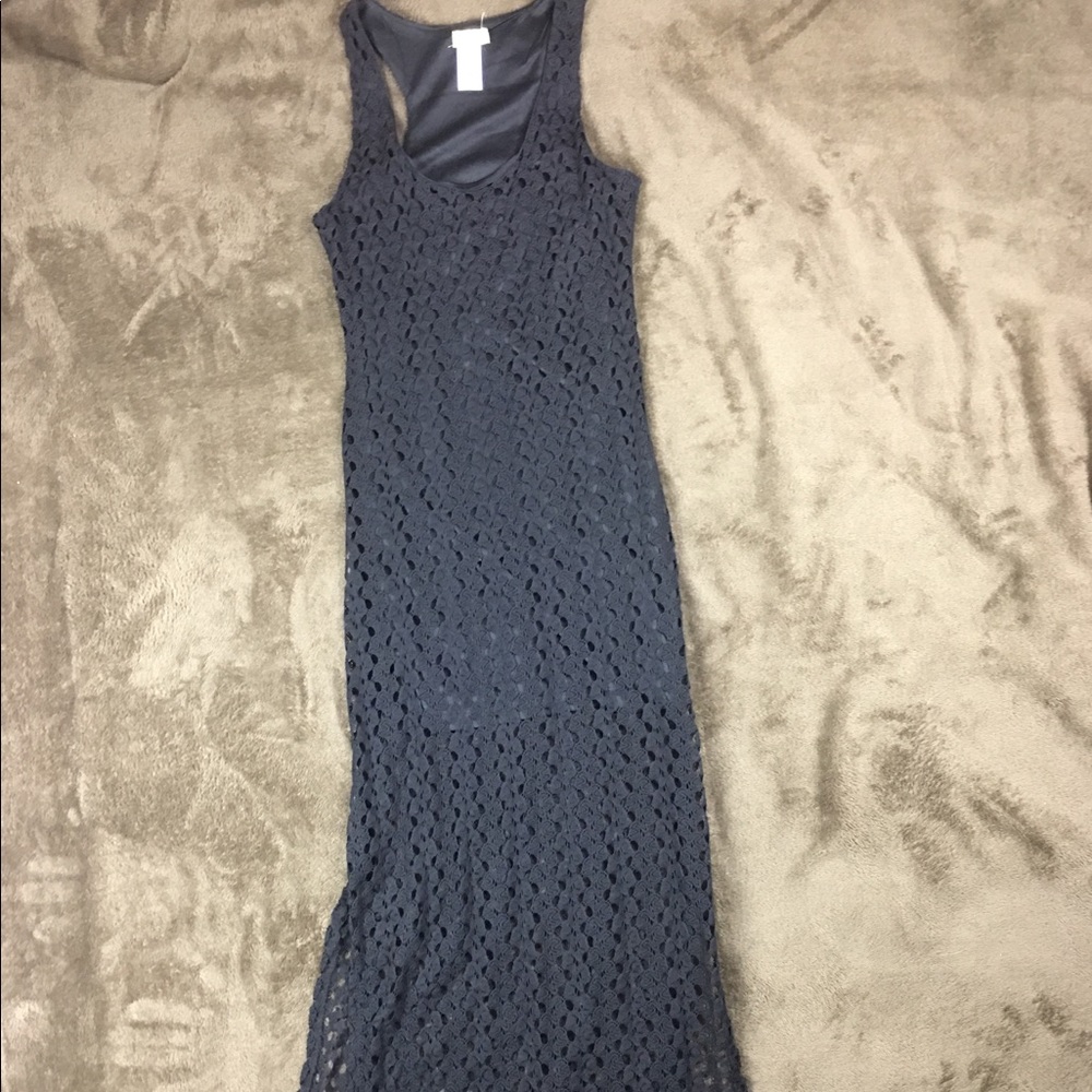 Long ,Semi,Sheer Summer Dress, Size S New no tags