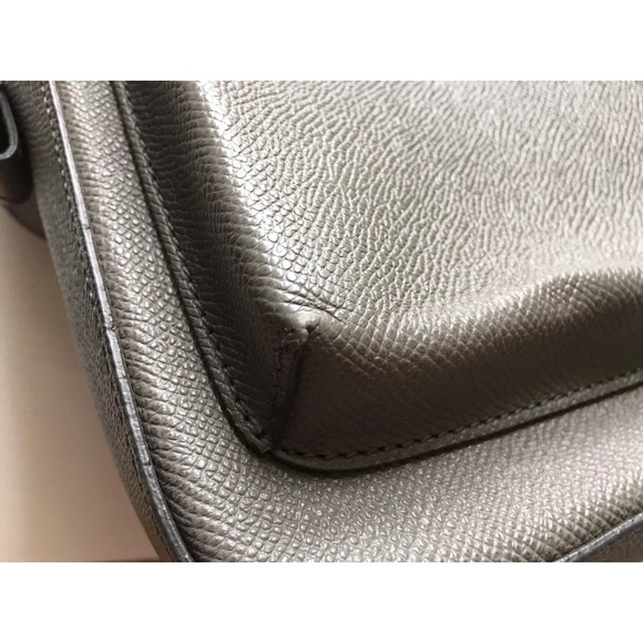 Authentic BURBERRY Shaldon Saffiano Calf Leather Crossbody Messenger Purse Bag - Picture 4 of 10