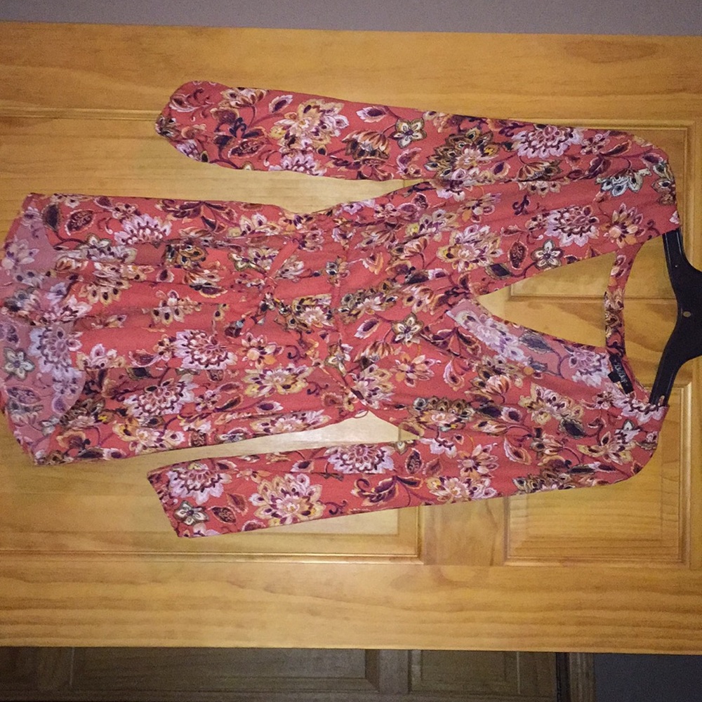 Gorgeous dark orange romper