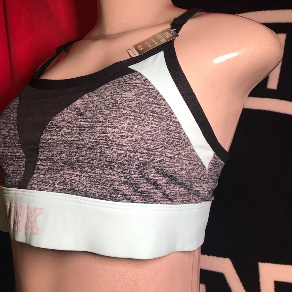 SALEVictoria SECRET PINK SPORTS BRA NWT - Picture 2 of 3