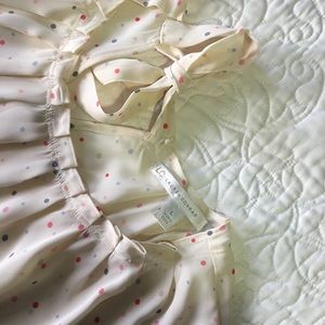 Lauren Conrad Multicolored Bubble Blouse