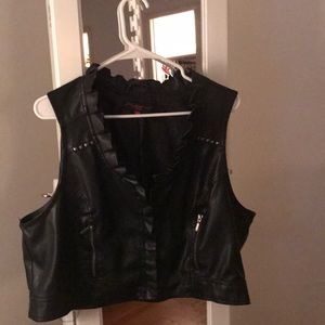 Faux Leather Vest ***SOLD******