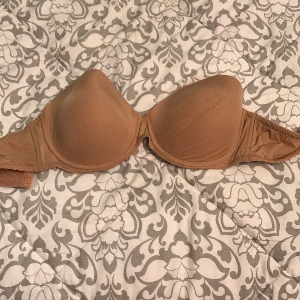 Calvin Klein Tan Strapless Bra