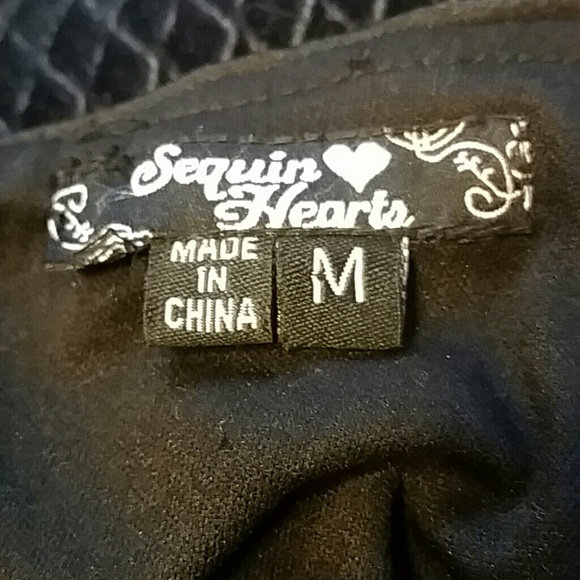 Sequin hearts size medium homecoming dress - Picture 3 of 3