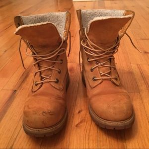timberland boots with fur inside
