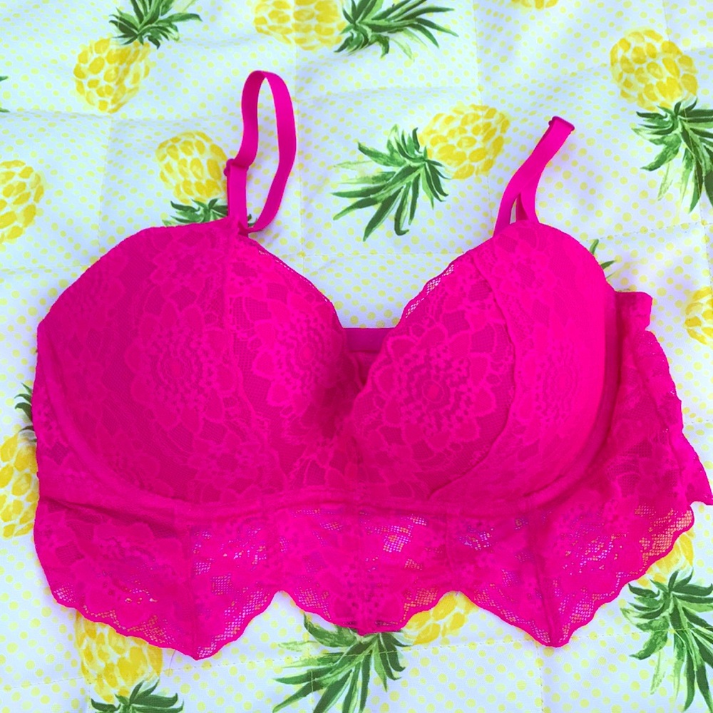 PINK Victoria's Secret Pink Lace Bra