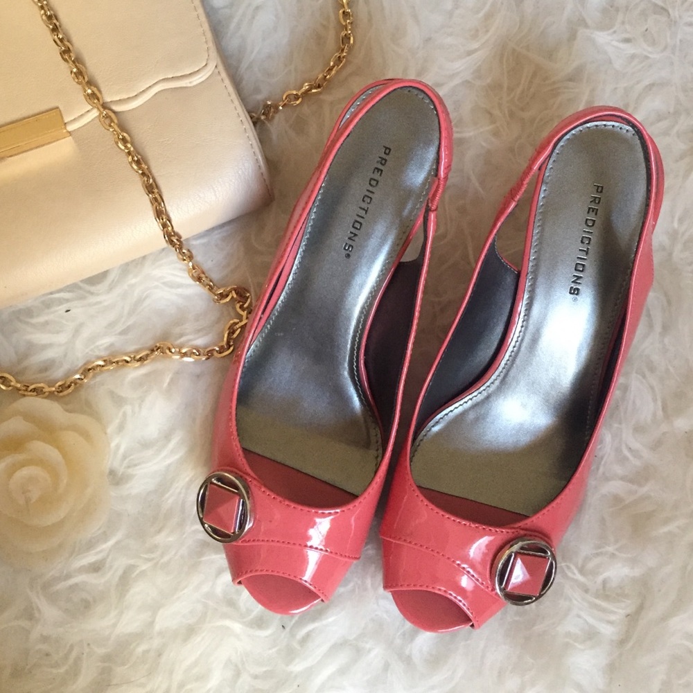 coral heels