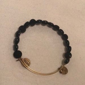 Alex & Ani Black Stone Bracelet